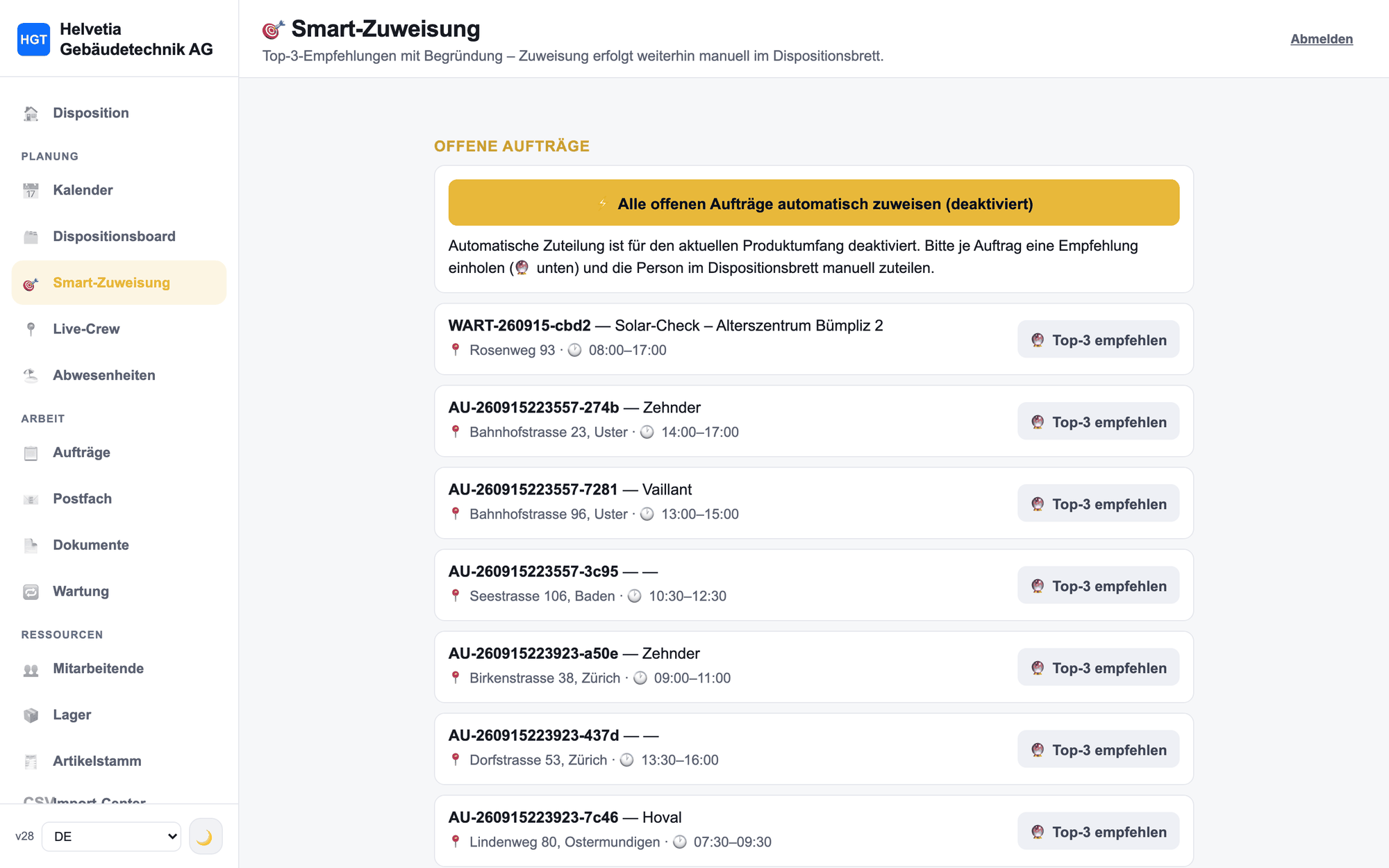 Field Routes Software iUseFlow — Job Scheduling & Field Service Software for Swiss SMEs